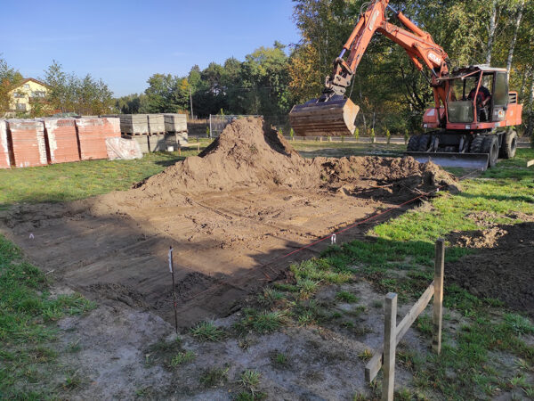 Chojne, gm. Sieradz, woj. łódzkie; nadzór archeologiczny, budowa domu jednorodzinnego-1